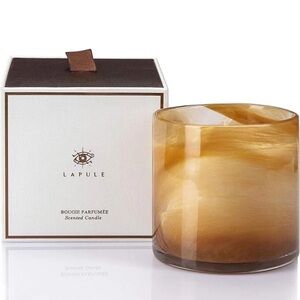 Brown Candle Holder with Elegant Accents